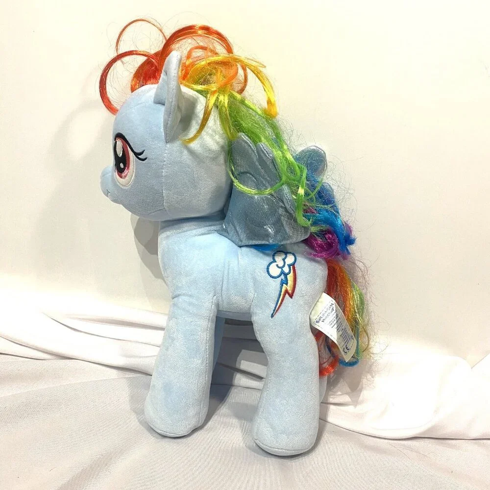 build a bear workshop‎ my little pony stuffed plush horse rainbow dash lighting